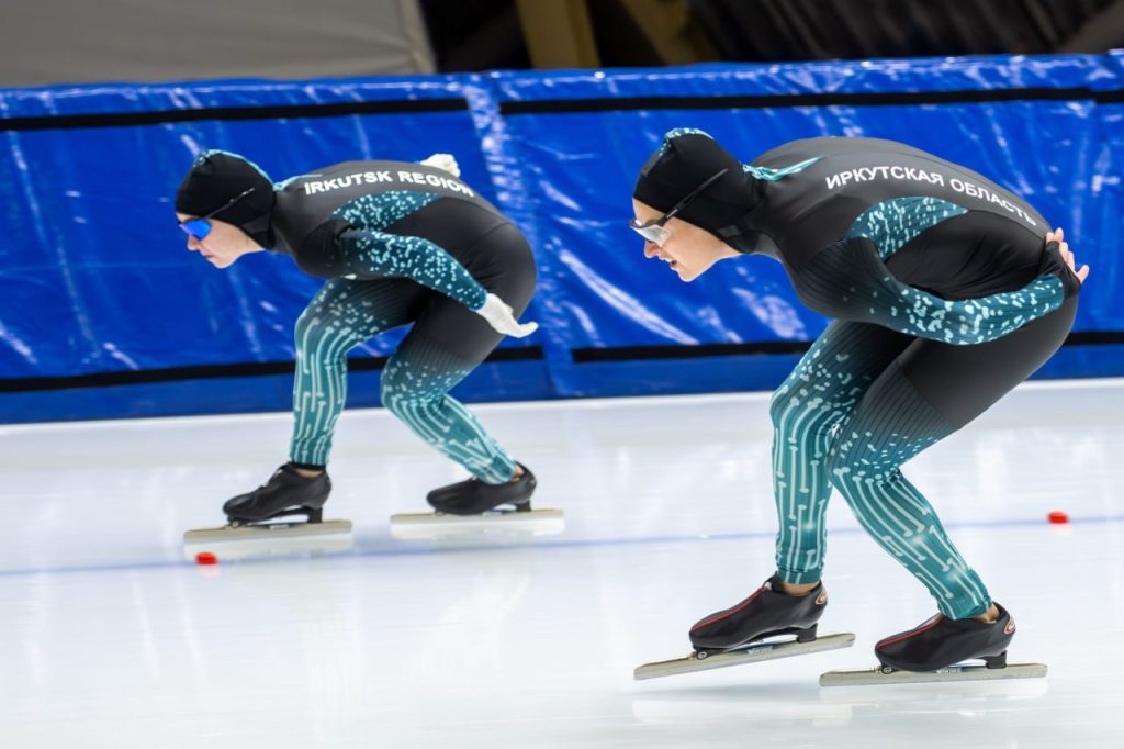 Первенство области по конькобежному спорту завершилось в Ледовом дворце «Байкал»